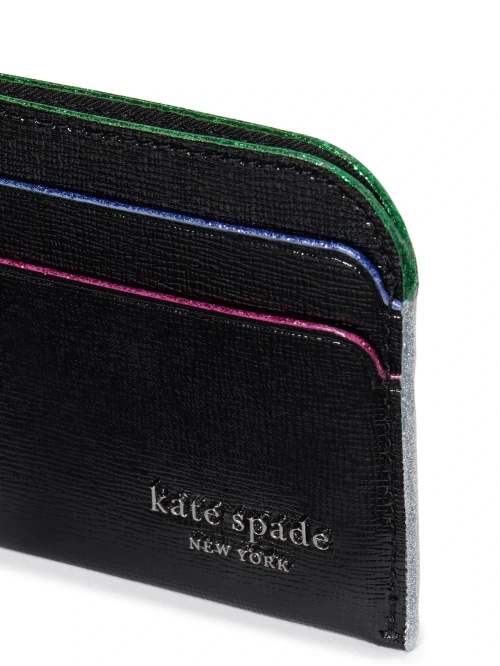 Kate Spade Devin Glitter Edge Card Holder - Picture 2 of 4